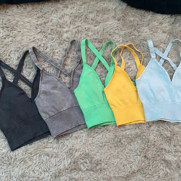 NEW- 🌺free people good karma cros back tank - Picture 16 of 17